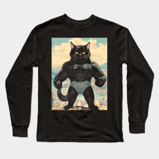 Muscle Meow: The Adorably Buff Felines - Boss Long Sleeve T-Shirt